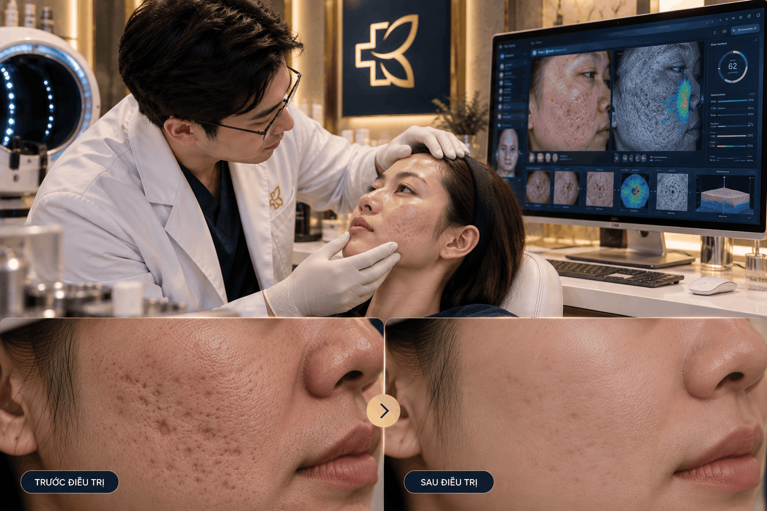 Điều trị Sẹo lõm